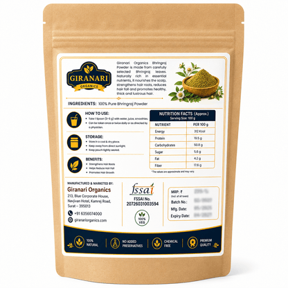 Giranari Organics Moringa Leaf Powder 100 GM | Natural Superfood for Daily Wellness