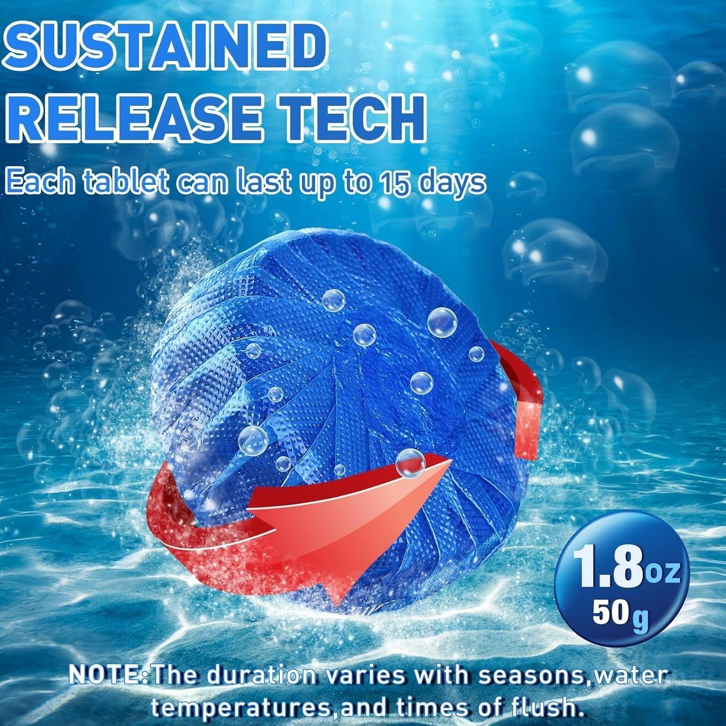 Automatic Toilet Bowl Cleaner Tablets (Buy 1 Get 1 Free)