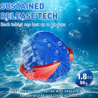 Automatic Toilet Bowl Cleaner Tablets (Buy 1 Get 1 Free)