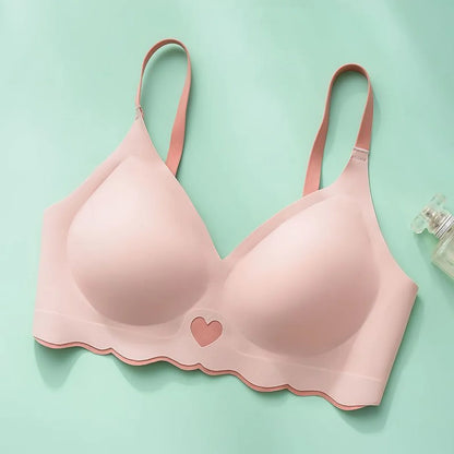 💖 Women's Seamless Wireless Push-Up Bra | Ultra Soft Comfort & Full Support