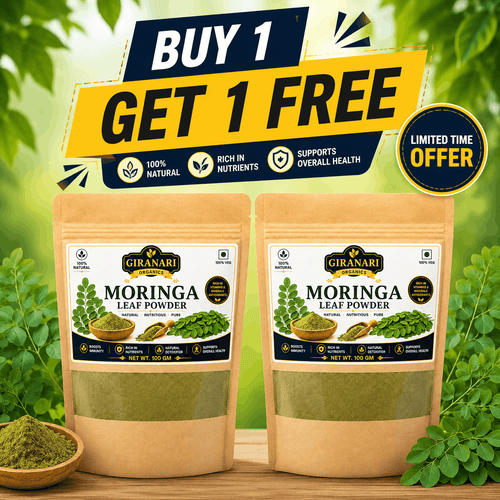 Giranari Organics Moringa Leaf Powder 100 GM | Natural Superfood for Daily Wellness