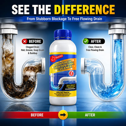 Powerful Sink & Drain Cleaner - Buy 1 Get 3 Free