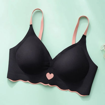💖 Women's Seamless Wireless Push-Up Bra | Ultra Soft Comfort & Full Support